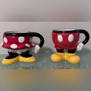 Mickey & Minnie Mouse Disneyland Parks Disney Coffee Tea Cup Set ~New with Tags